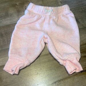 ✨3/$12✨ Carter’s Blush Pink Baby Fleece Pants